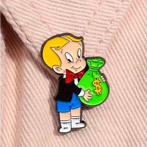 Richie Rich Enamel Pin Badge